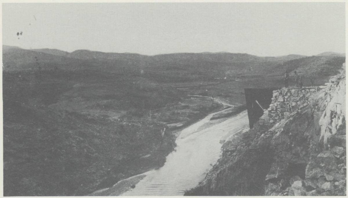 Walnut Grove Dam after its collapse