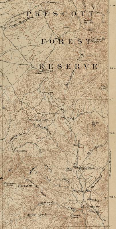 Walnut Grove and Prescott Forest Reserve (USGS 1903, Congress