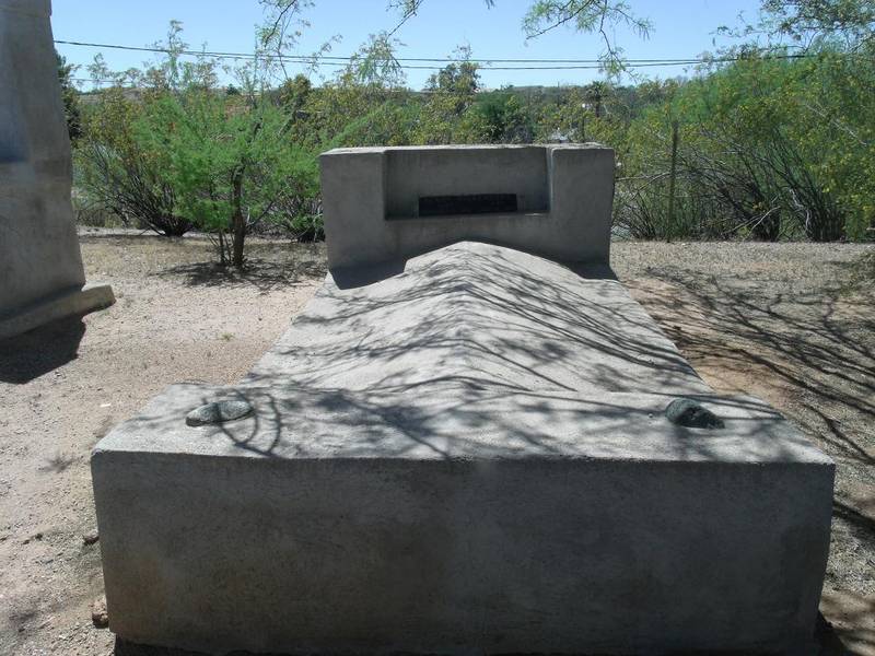 Tomb of Henry Wickenburg in the Henry Wickenburg Pioneer Cemetery located in Adams Street, Wickenburg, Arizona. The cemetery was listed in the National Register of Historic Places April 4, 2011. Reference #11000151.