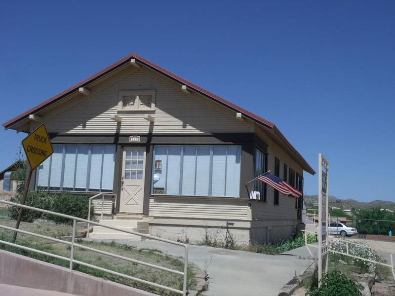Santa Fe Section House built in 1925 and located at 279 Railroad Street in Wickenburg , Arizona. Listed in the National Register of Historic Places July 10, 1986. Reference #86003762.