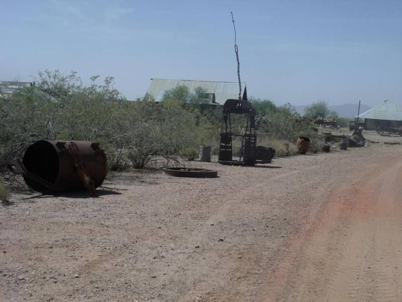 Old mining equipment at the Vulture Mine, near Wickenburg