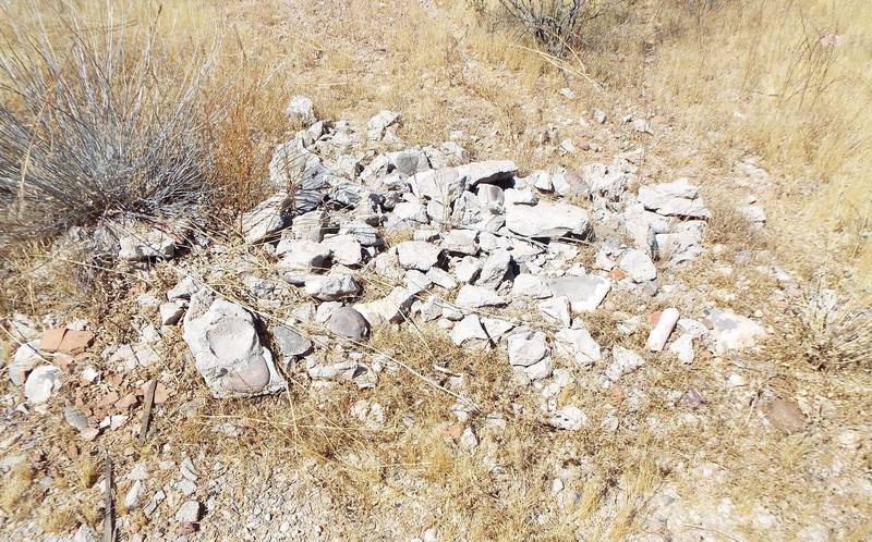 Grave of one of the November 5, 1871, Wickenburg Massacre victims.