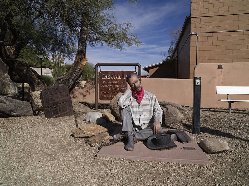 The Jail Tree, Wickenburg (outlaws chained here 1860-1890)
