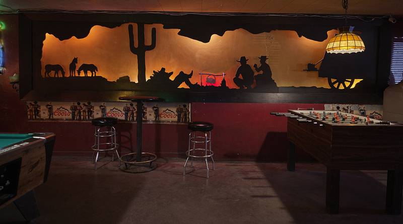 Poolroom at La Cabana Saloon, Wickenburg