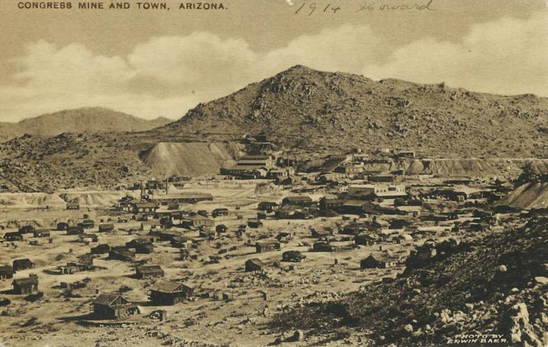 Town of Congress, Arizona, circa 1914.